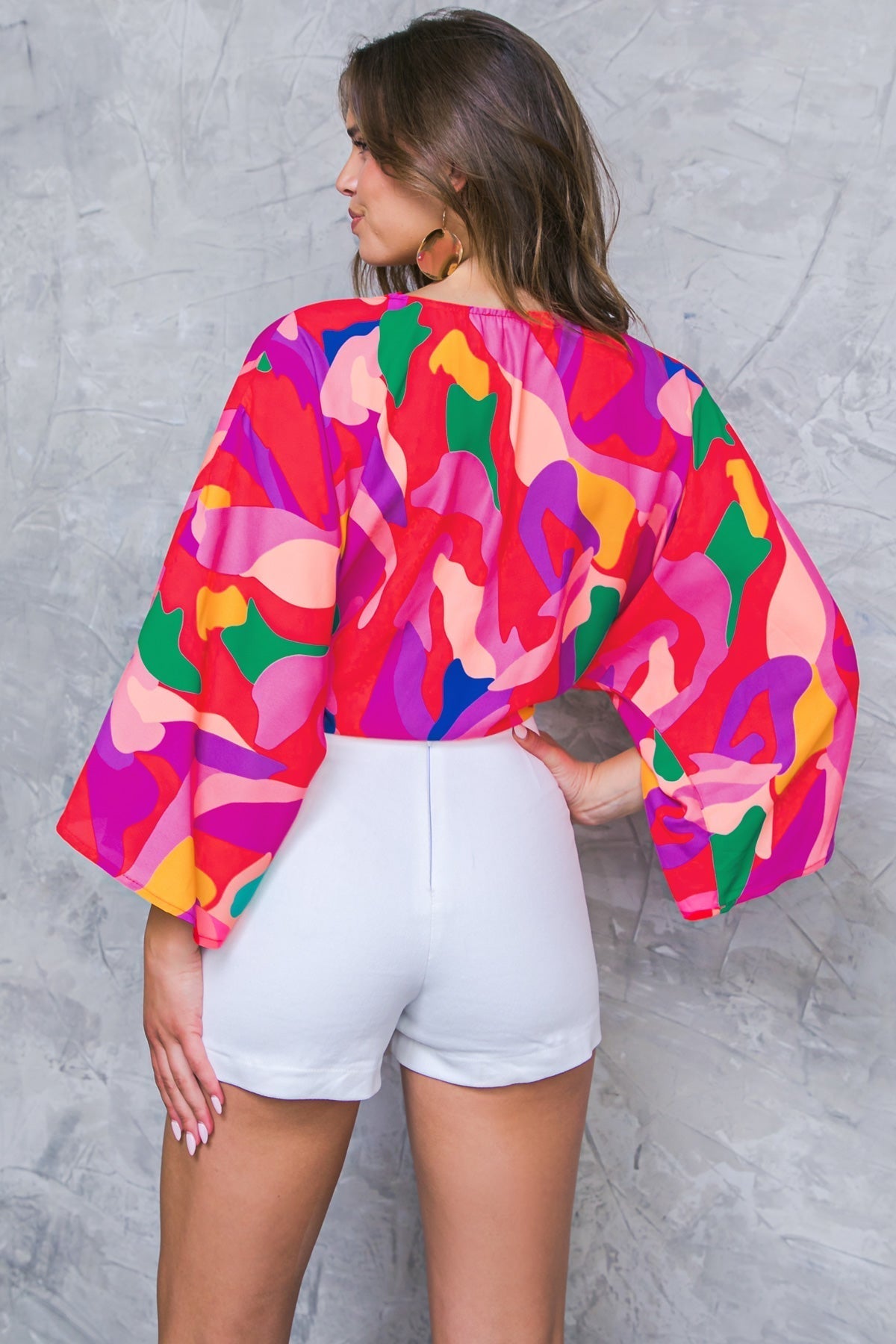 LOVE YOU LIKE WOVEN TOP Flying Tomato